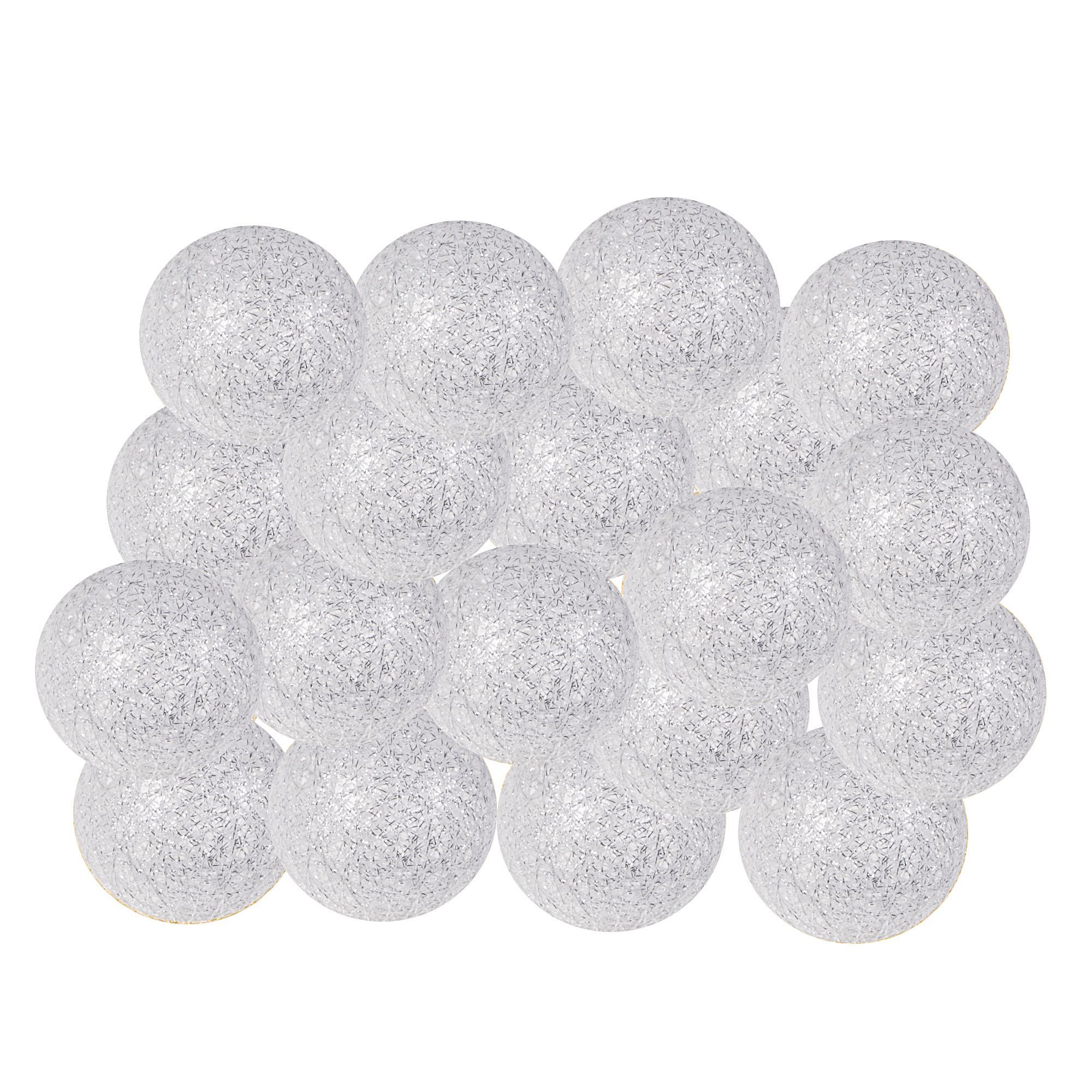 Гірлянда на батарейках Springos Cotton Balls 6 м 30 LED CL0056 Warm White