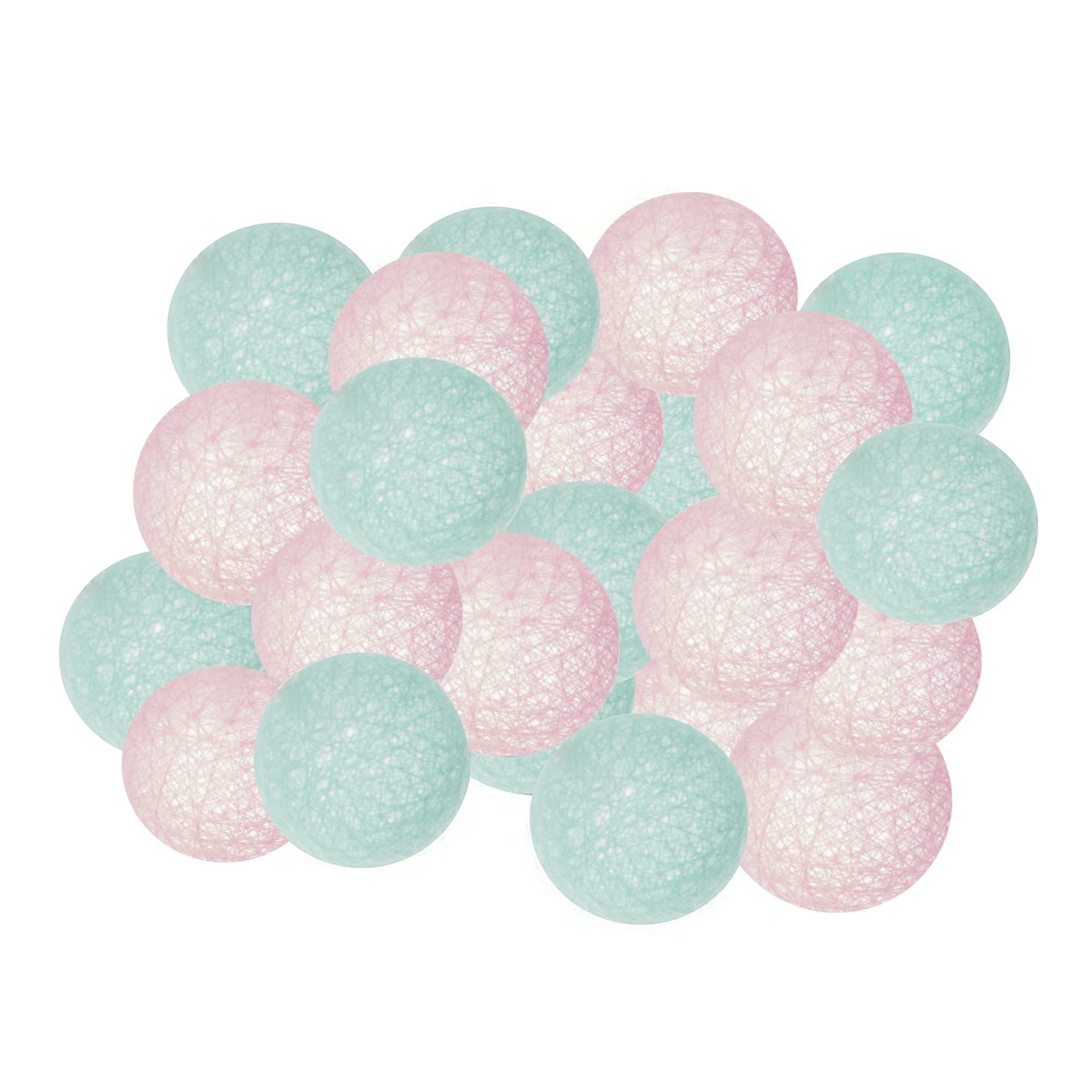 Гірлянда на батарейках Springos Cotton Balls 6 м 30 LED CL0059 Warm White