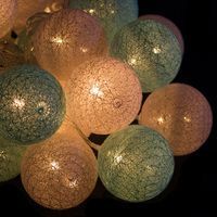 Гірлянда на батарейках Springos Cotton Balls 6 м 30 LED CL0059 Warm White