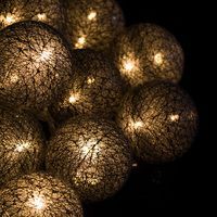 Гірлянда на батарейках Springos Cotton Balls 6 м 30 LED CL0060 Warm White