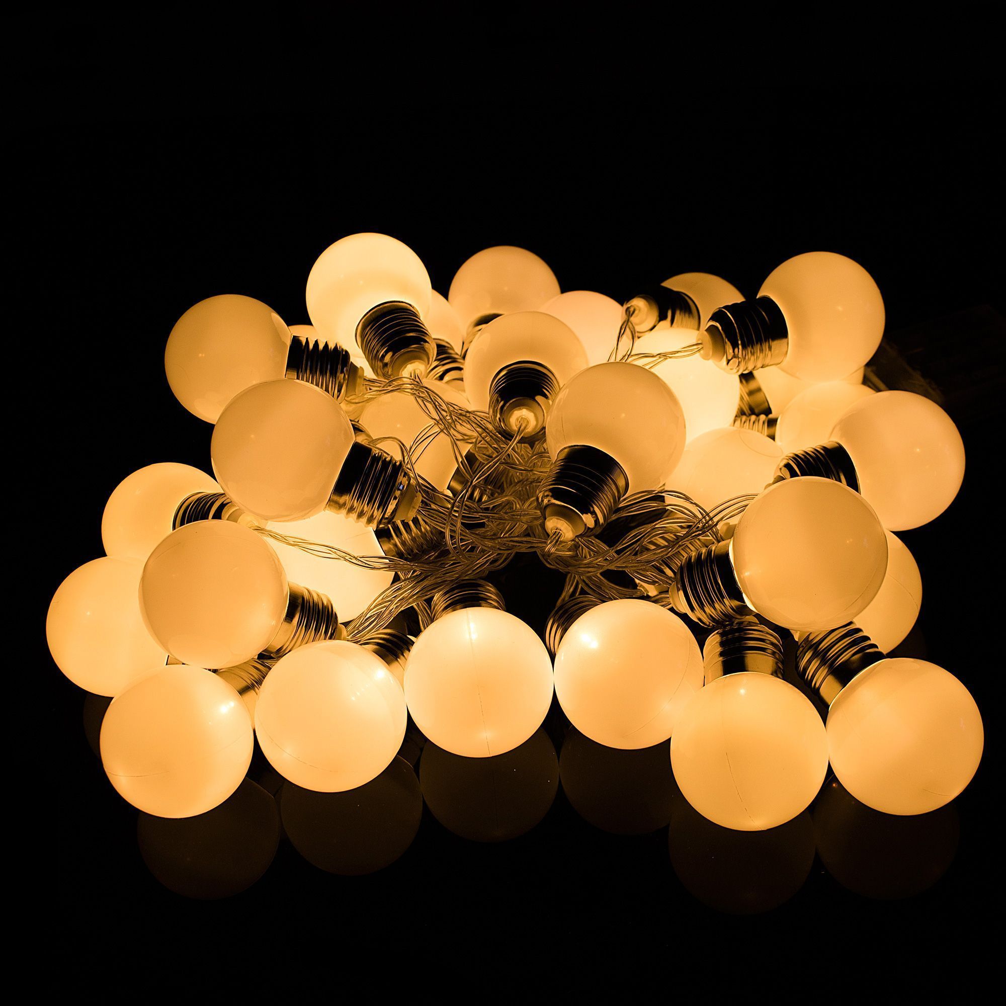 Гірлянда у вигляді лампочок на батарейках Springos 4 м 20 LED CL0074 Warm White