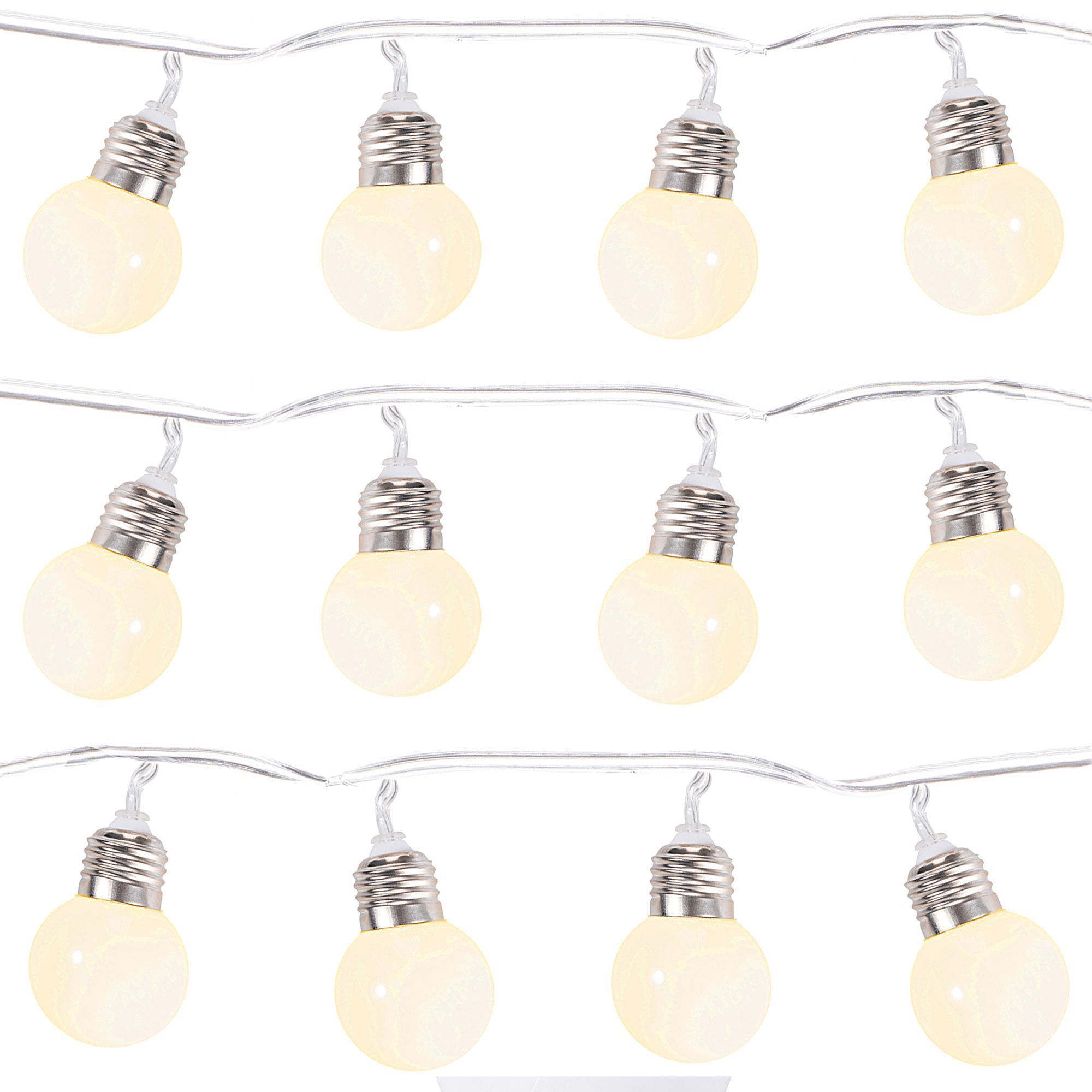 Гірлянда у вигляді лампочок на батарейках Springos 4 м 20 LED CL0074 Warm White