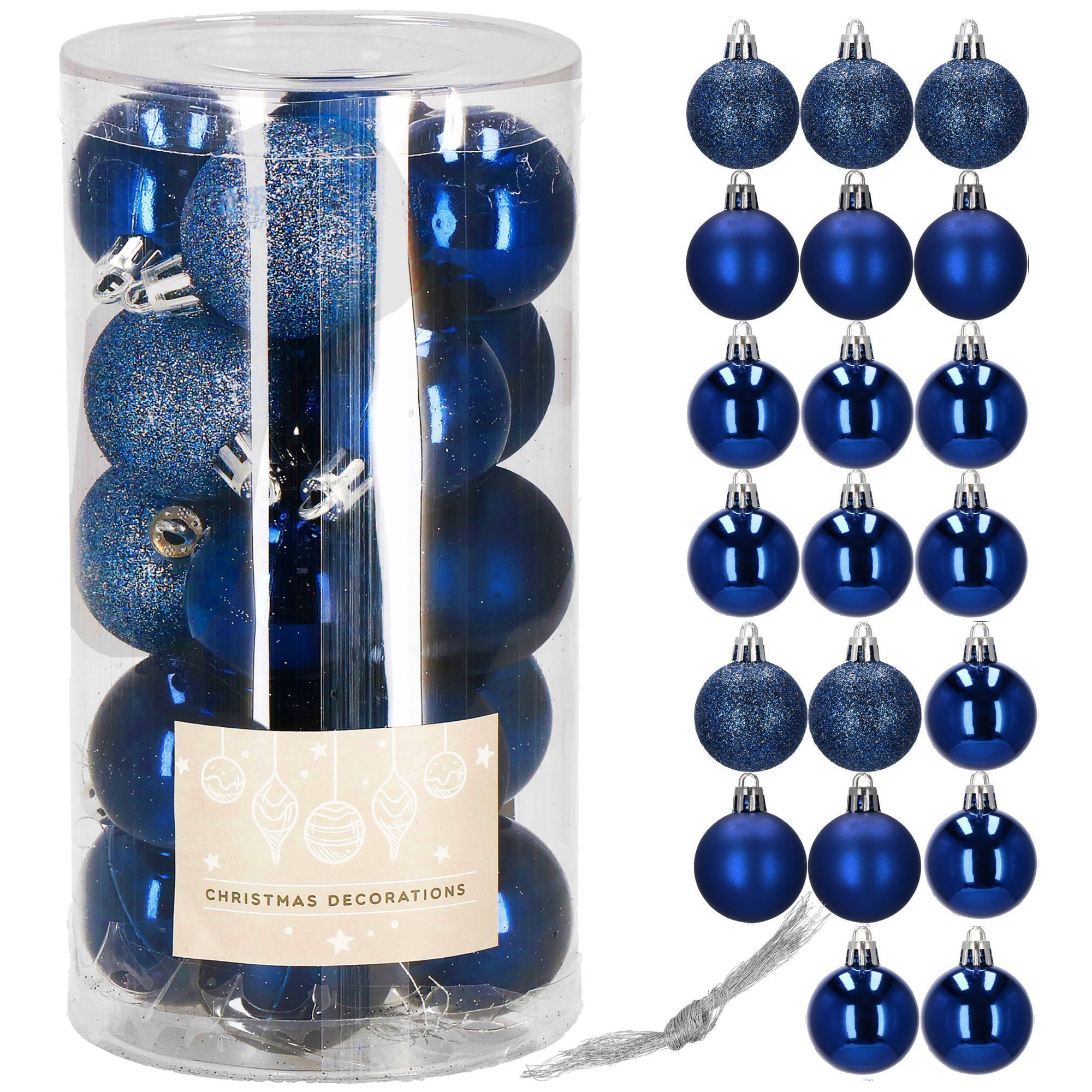 Набір ялинкових куль Springos d=4 см 20 шт CA0100