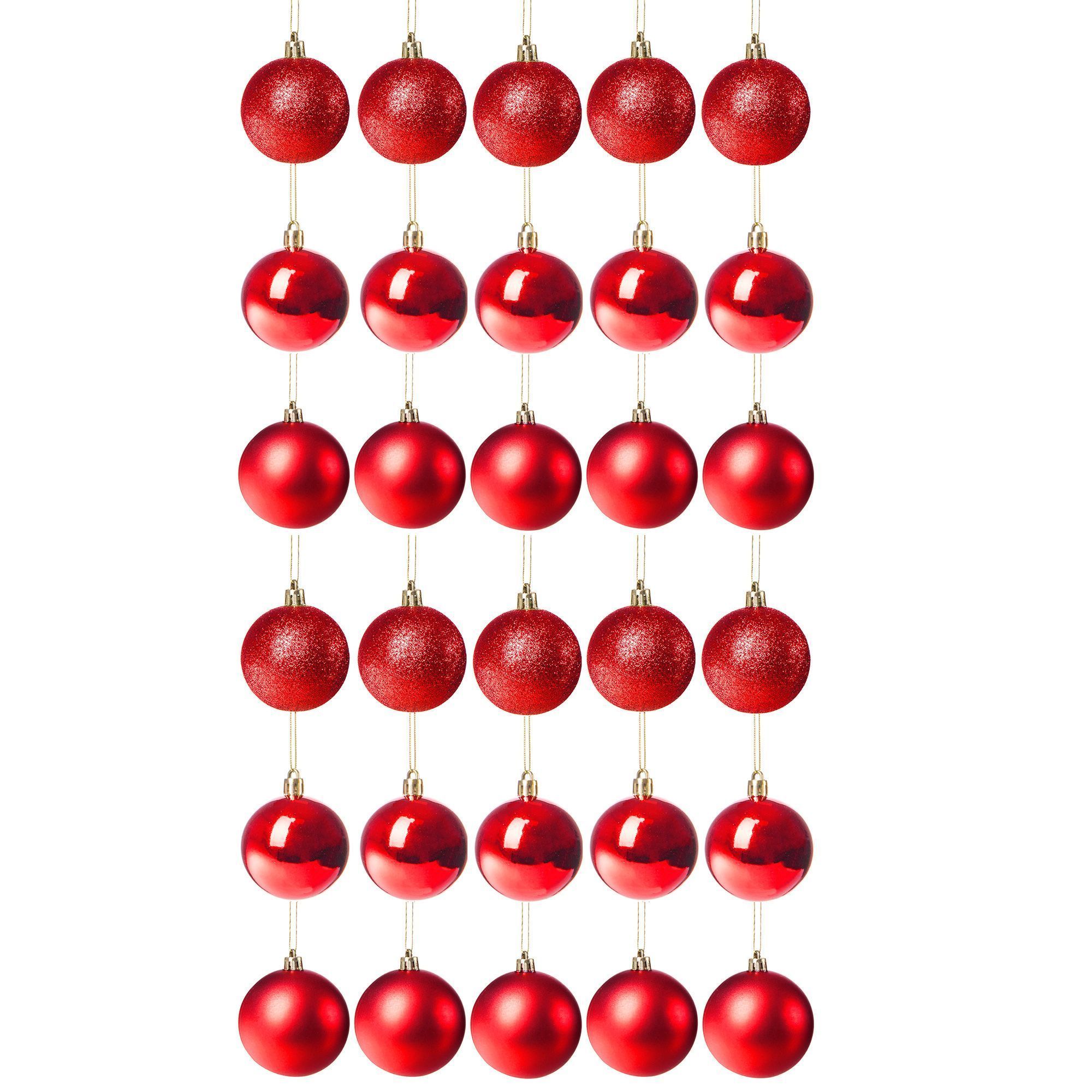 Набір ялинкових куль Springos d=6 см 30 шт CA0006