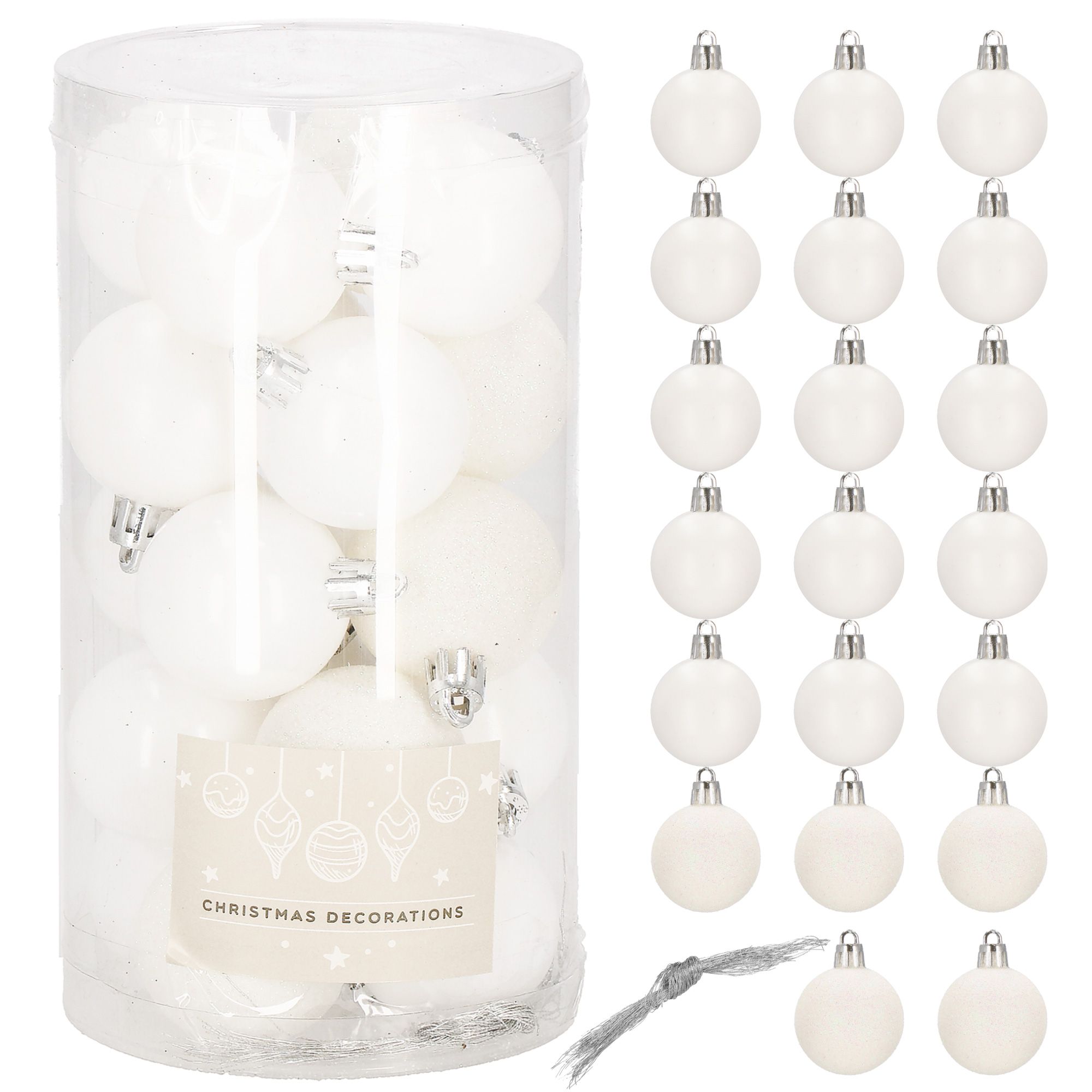 Набір ялинкових куль Springos d=4 см 20 шт CA0101