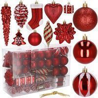 Набір ялинкових іграшок Springos d=4-6 см, h=4-13 см 72 шт CA0160