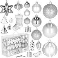 Набір ялинкових іграшок Springos d=4-6 см, h=4.5-10.5 см 77 шт CA0159