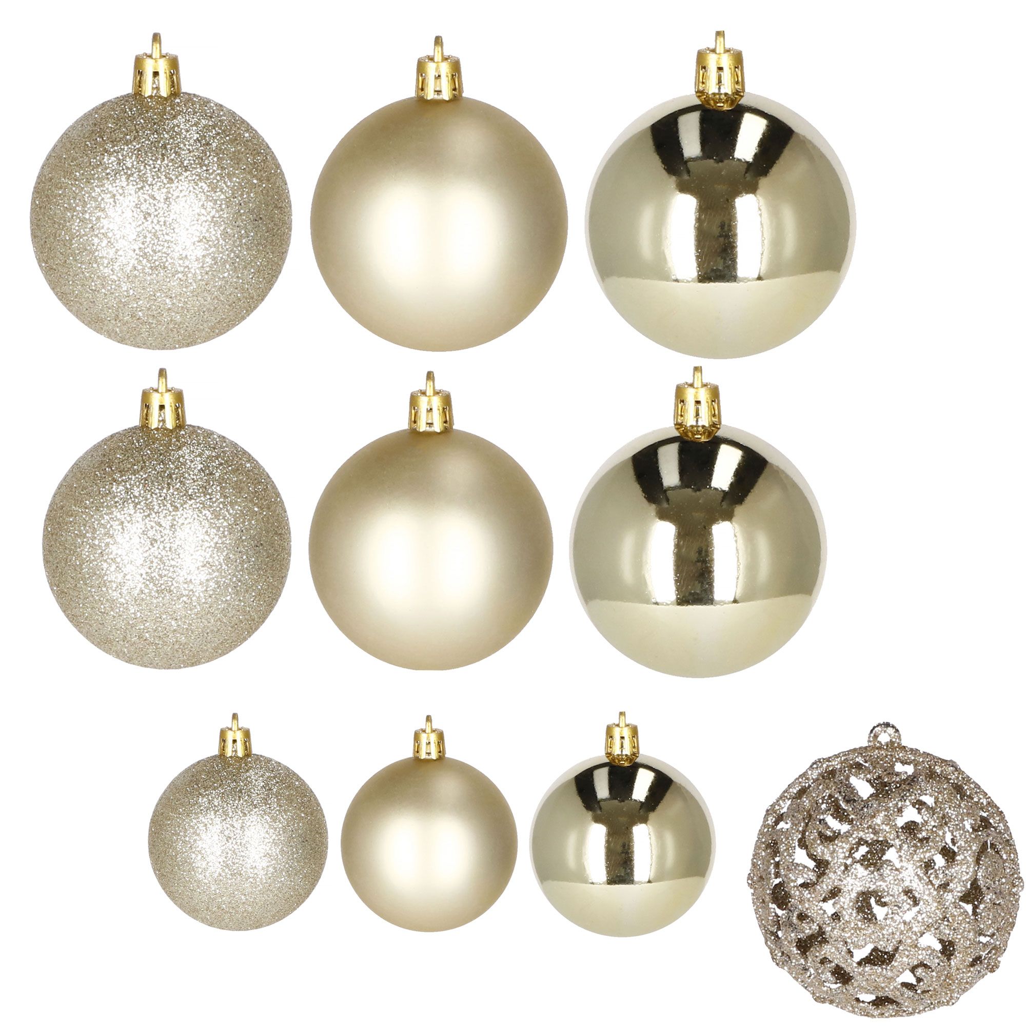 Набір ялинкових куль Springos d=3-6 см 100 шт CA0132