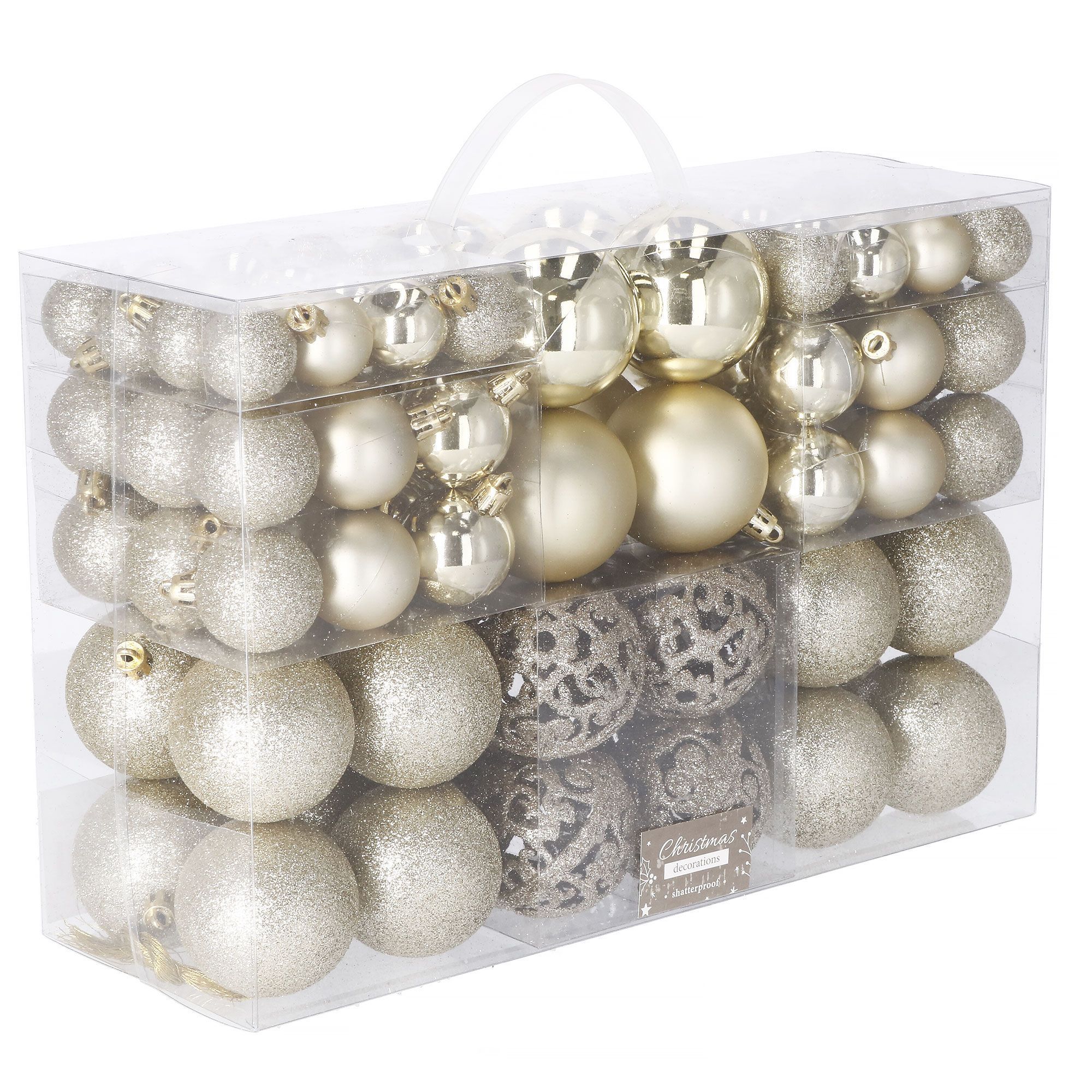 Набір ялинкових куль Springos d=3-6 см 100 шт CA0132