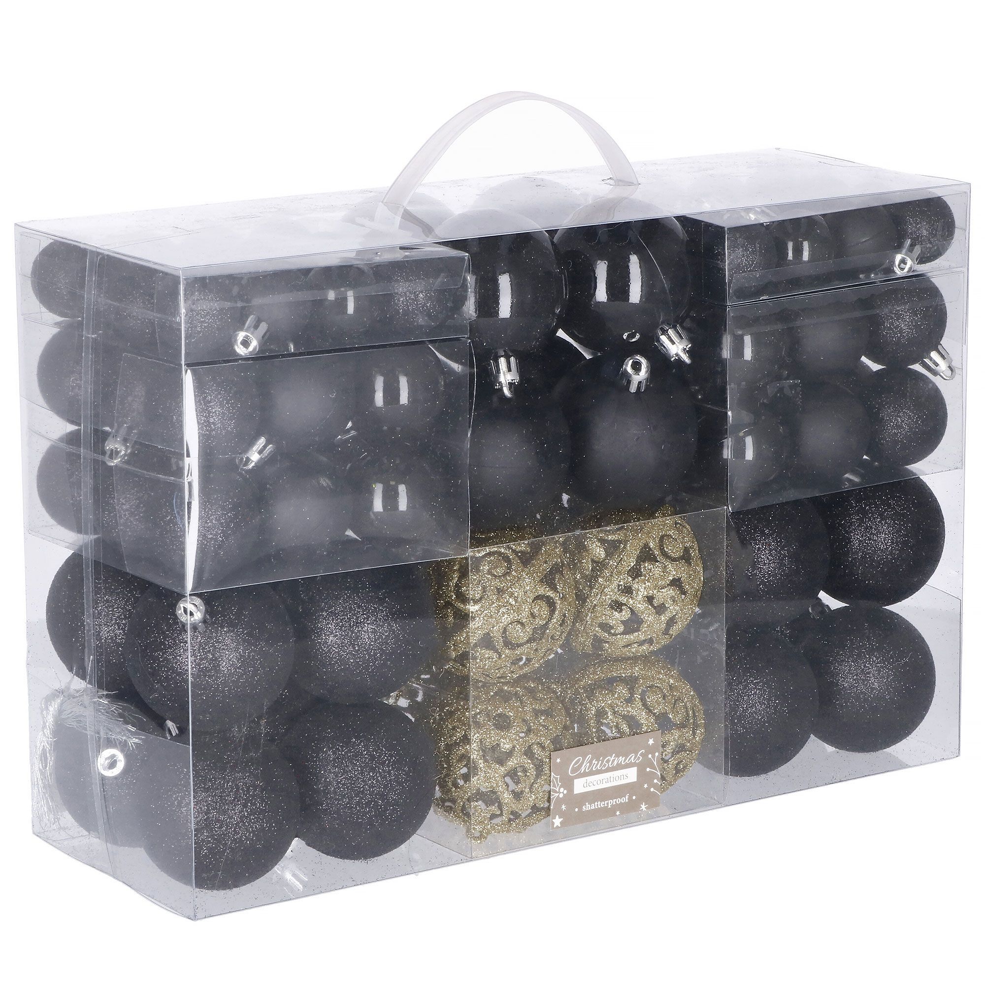 Набір ялинкових куль Springos d=3-6 см 100 шт CA0134