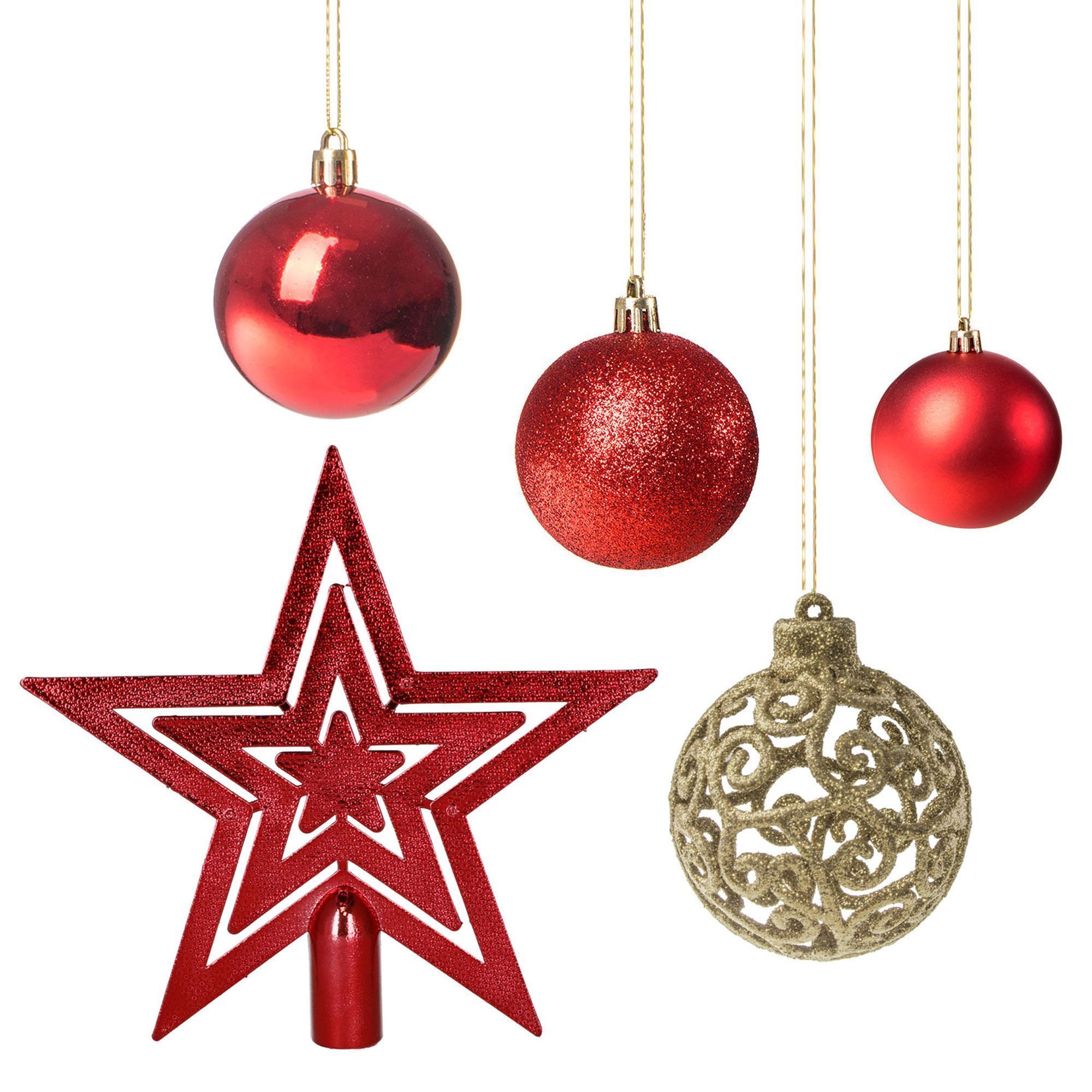 Набір ялинкових куль Springos d=3-6 см 100 шт CA0122