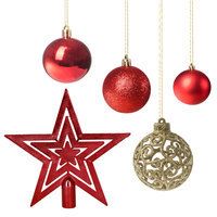 Набір ялинкових куль Springos d=3-6 см 100 шт CA0122