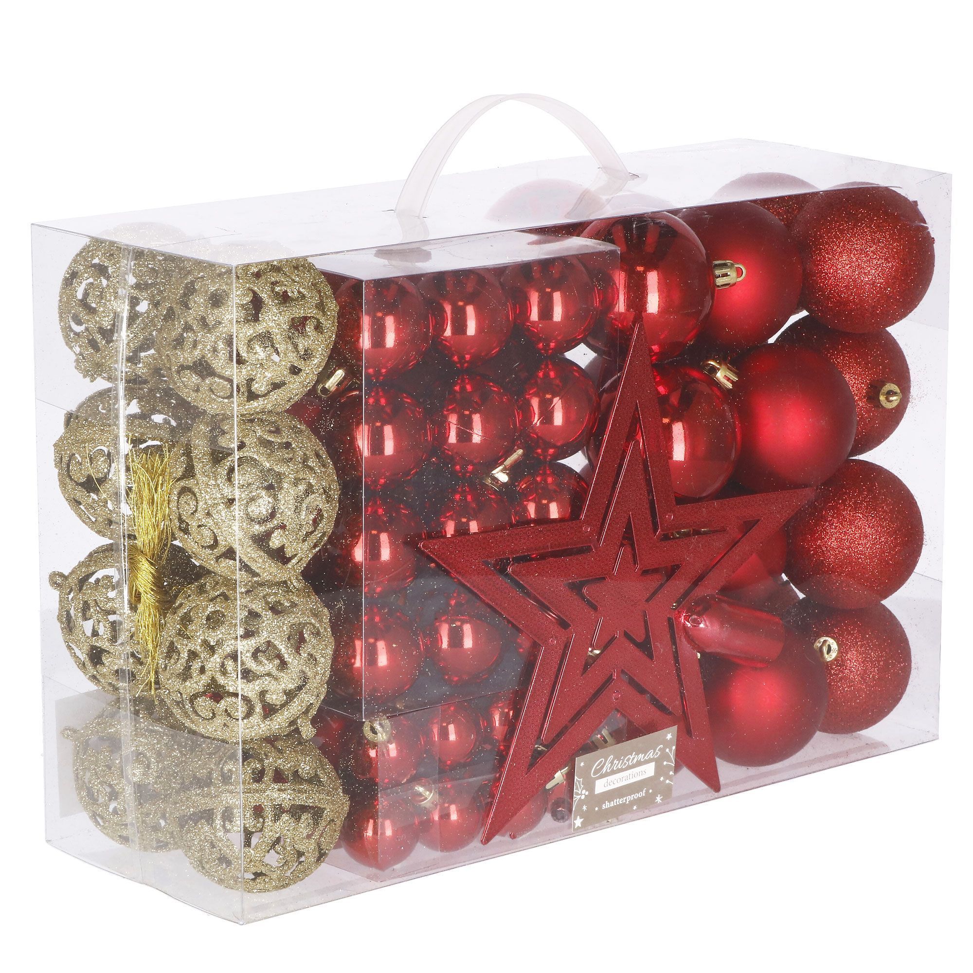 Набір ялинкових куль Springos d=3-6 см 100 шт CA0122