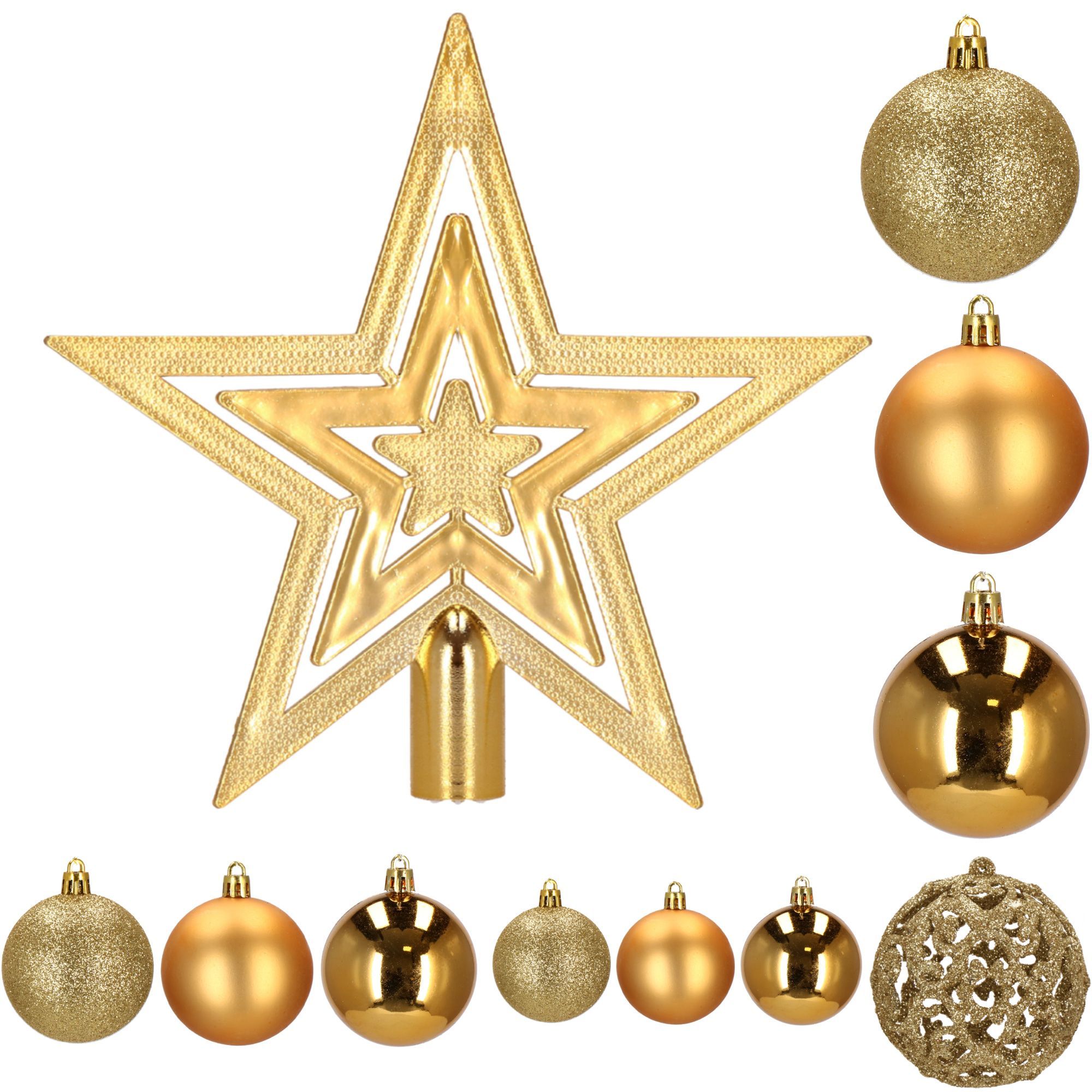 Набір ялинкових куль Springos d=3-6 см 100 шт CA0019