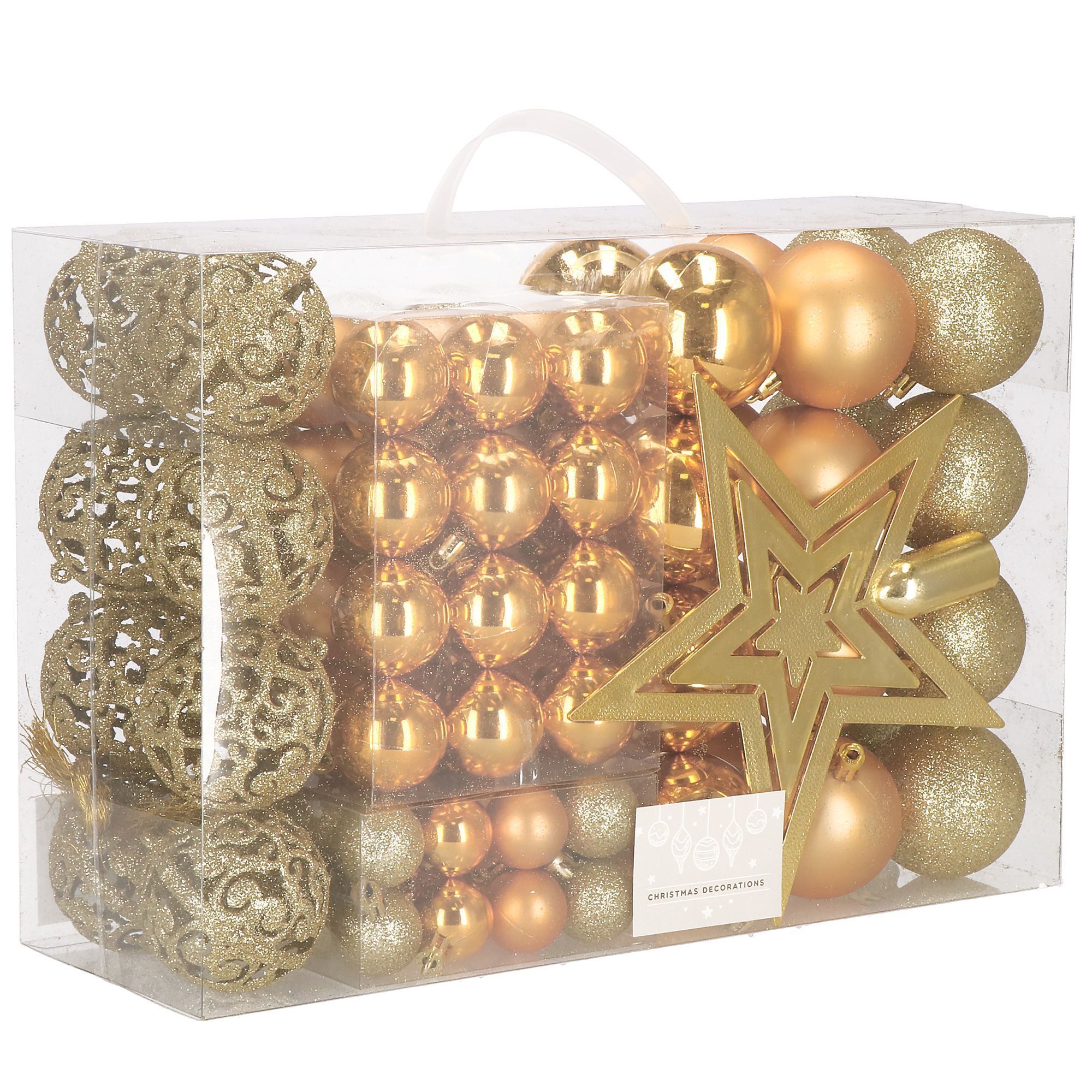 Набір ялинкових куль Springos d=3-6 см 100 шт CA0019