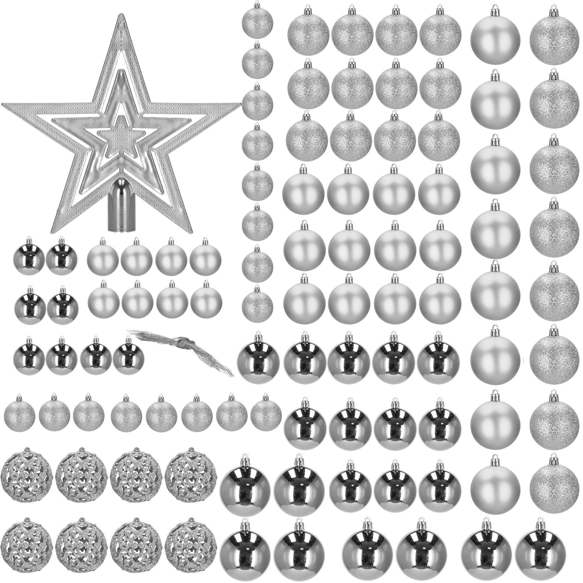 Набір ялинкових куль Springos d=3-6 см 100 шт CA0020
