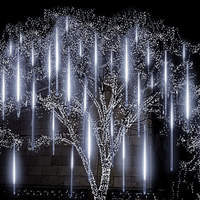 Гірлянда метеоритний дощ Springos 3 м 144 LED CL1213 Cold White