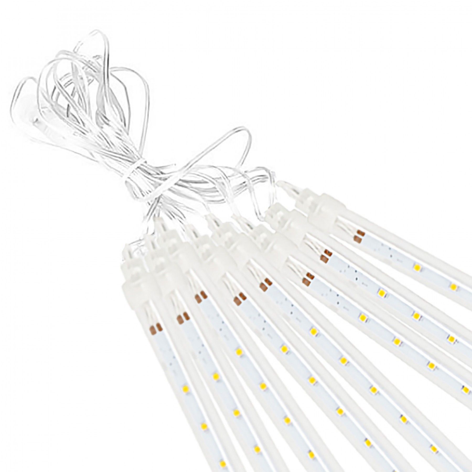 Гірлянда метеоритний дощ Springos 3 м 144 LED CL1214 Warm White