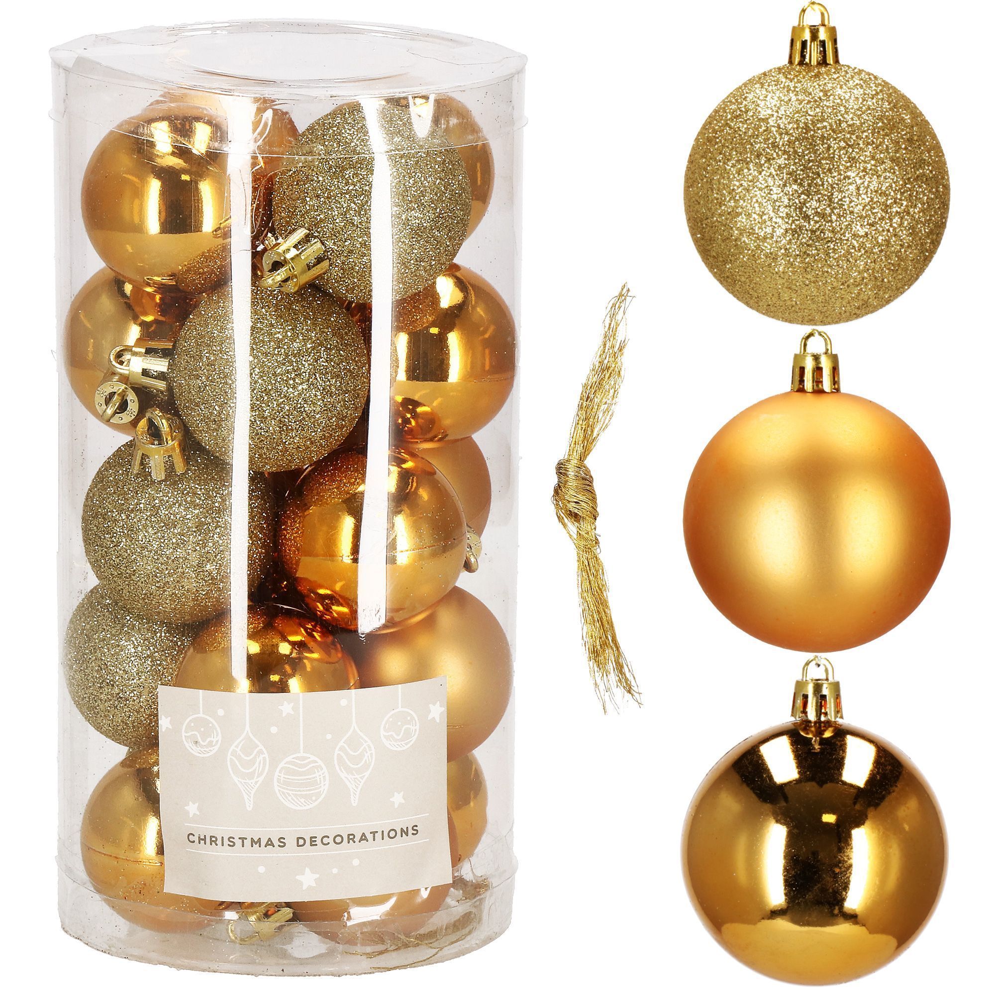 Набір ялинкових куль Springos d=4 см 20 шт CA0094