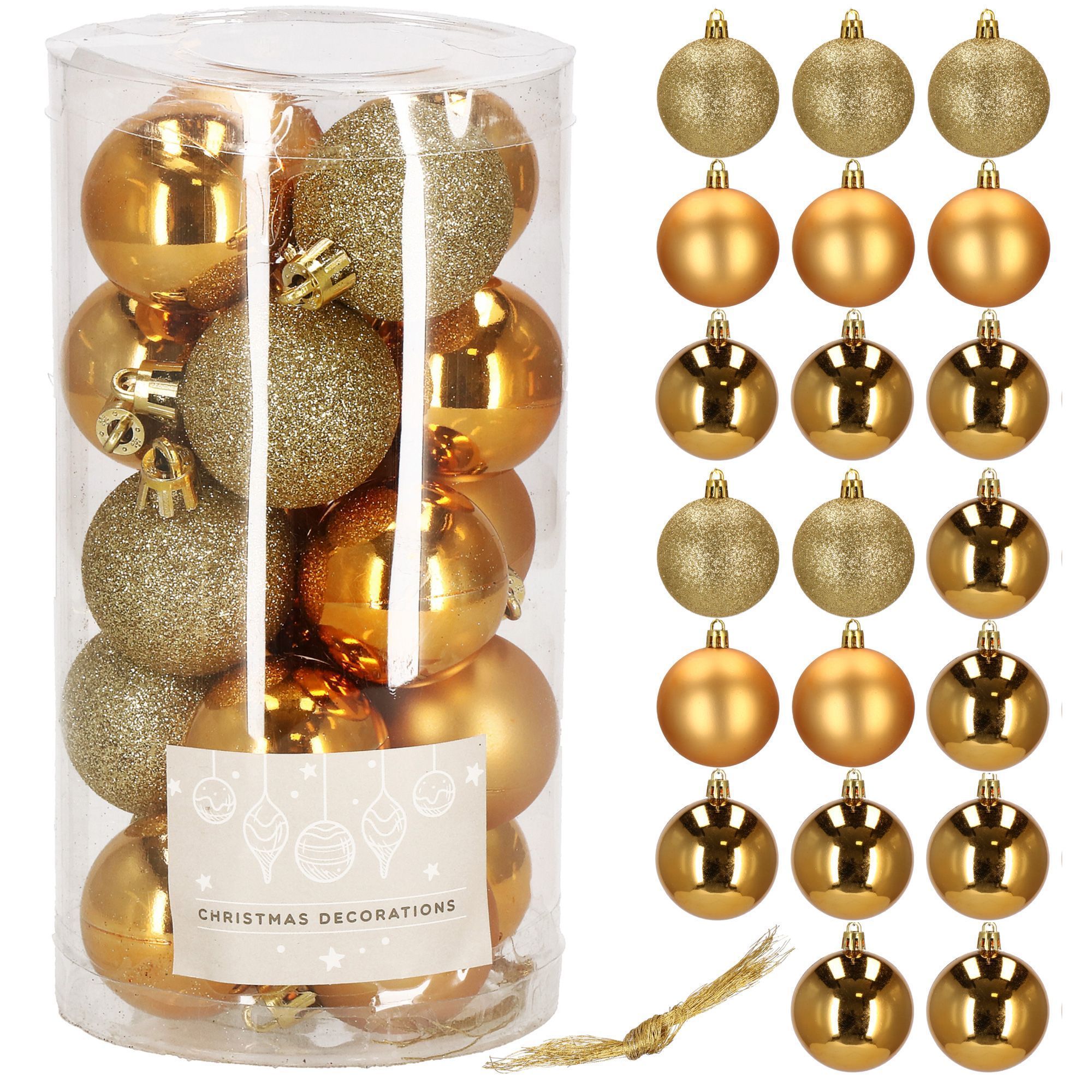 Набір ялинкових куль Springos d=4 см 20 шт CA0094