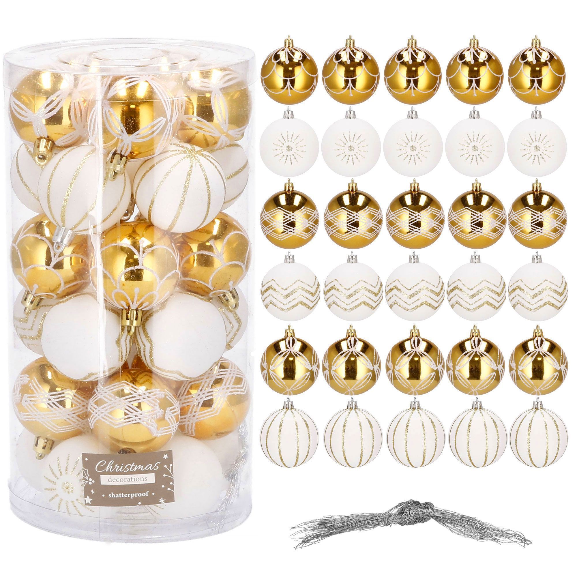 Набір ялинкових куль Springos d=5 см 30 шт CA0153