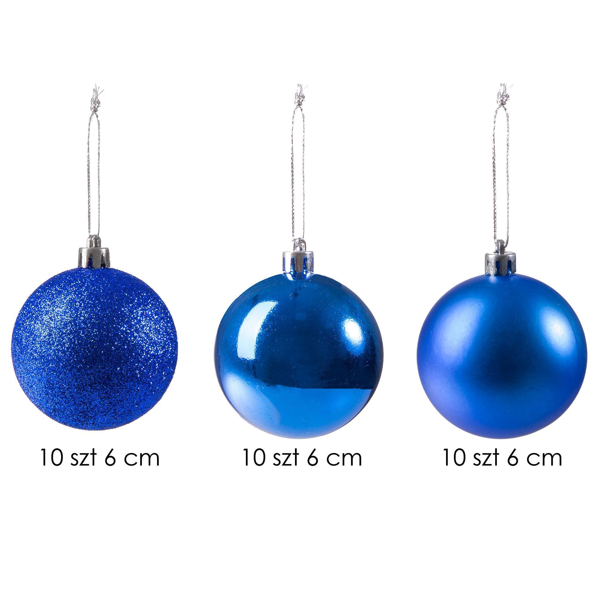 Набір ялинкових куль Springos d=6 см 30 шт CA0009