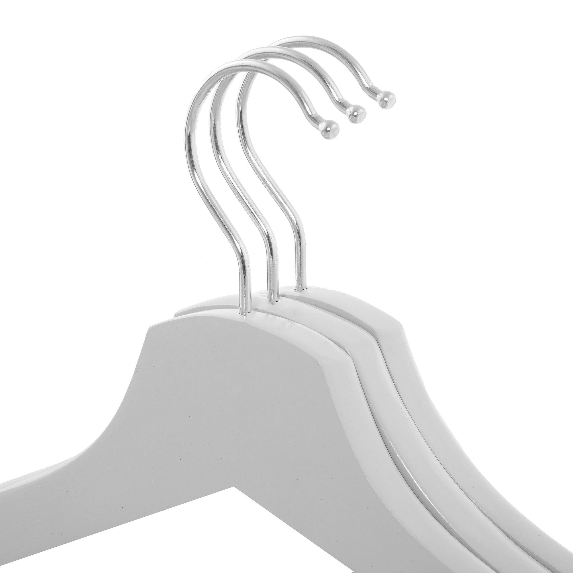 Набір дерев'яних плечиків (вішаків) для одягу 3 шт Springos HG0004