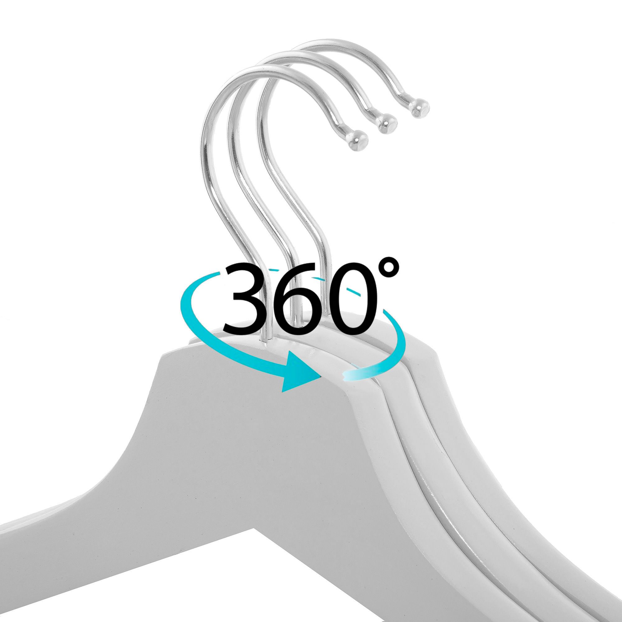 Набір дерев'яних плечиків (вішаків) для одягу 3 шт Springos HG0004