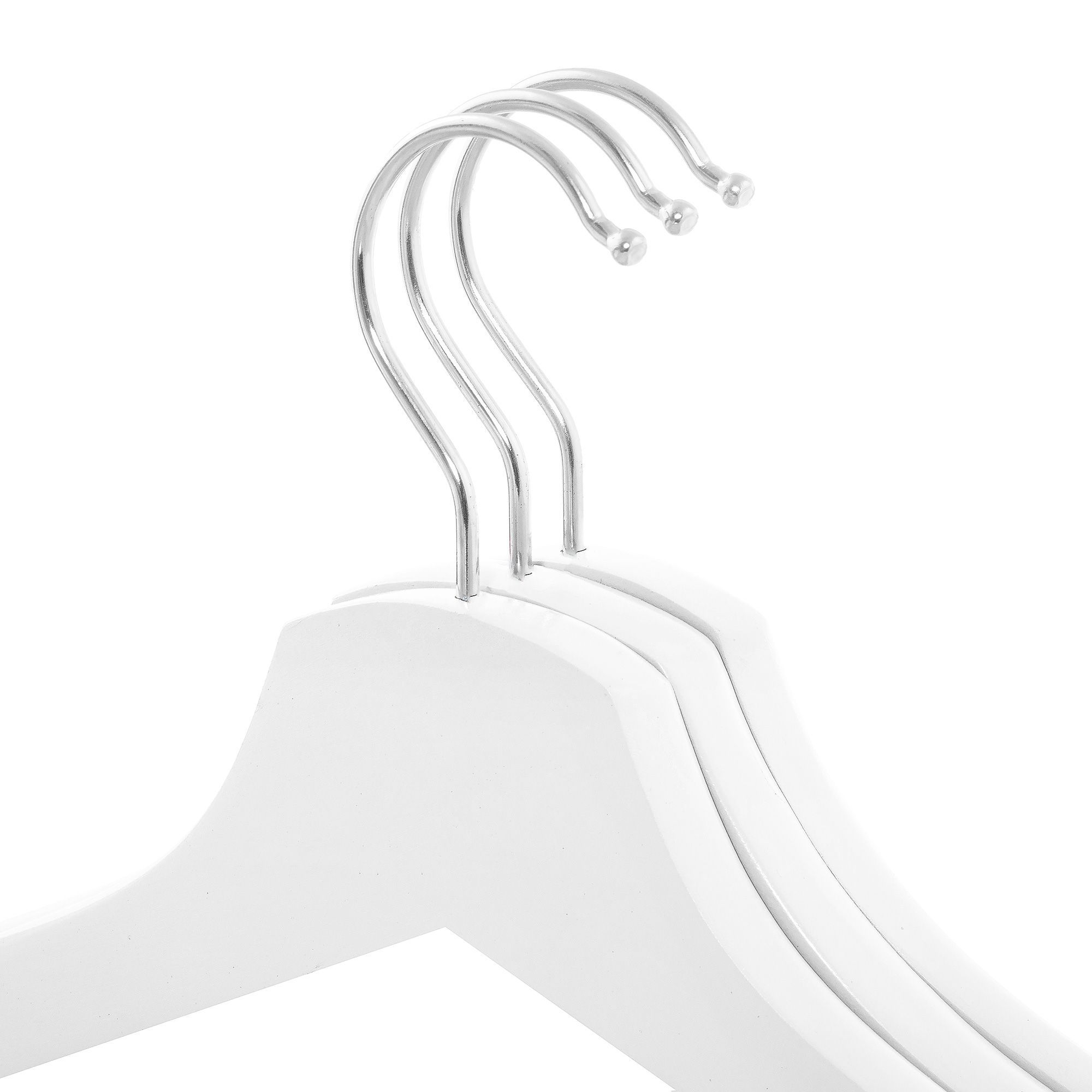 Набір дерев'яних плечиків (вішаків) для одягу 3 шт Springos HG0005