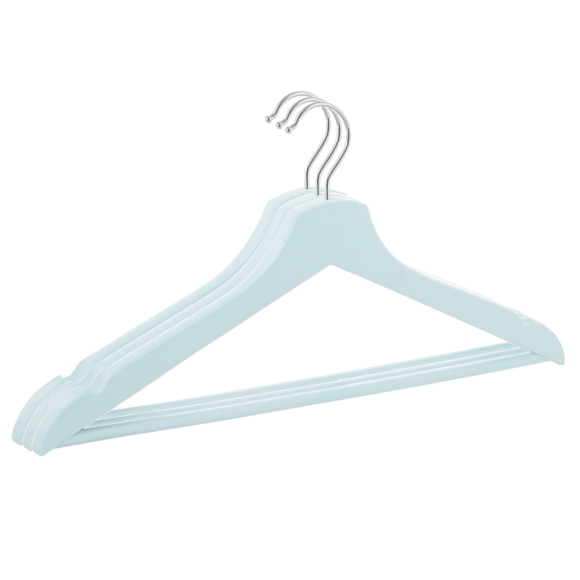 Набір дерев'яних плечиків (вішаків) для одягу 3 шт Springos HG0007