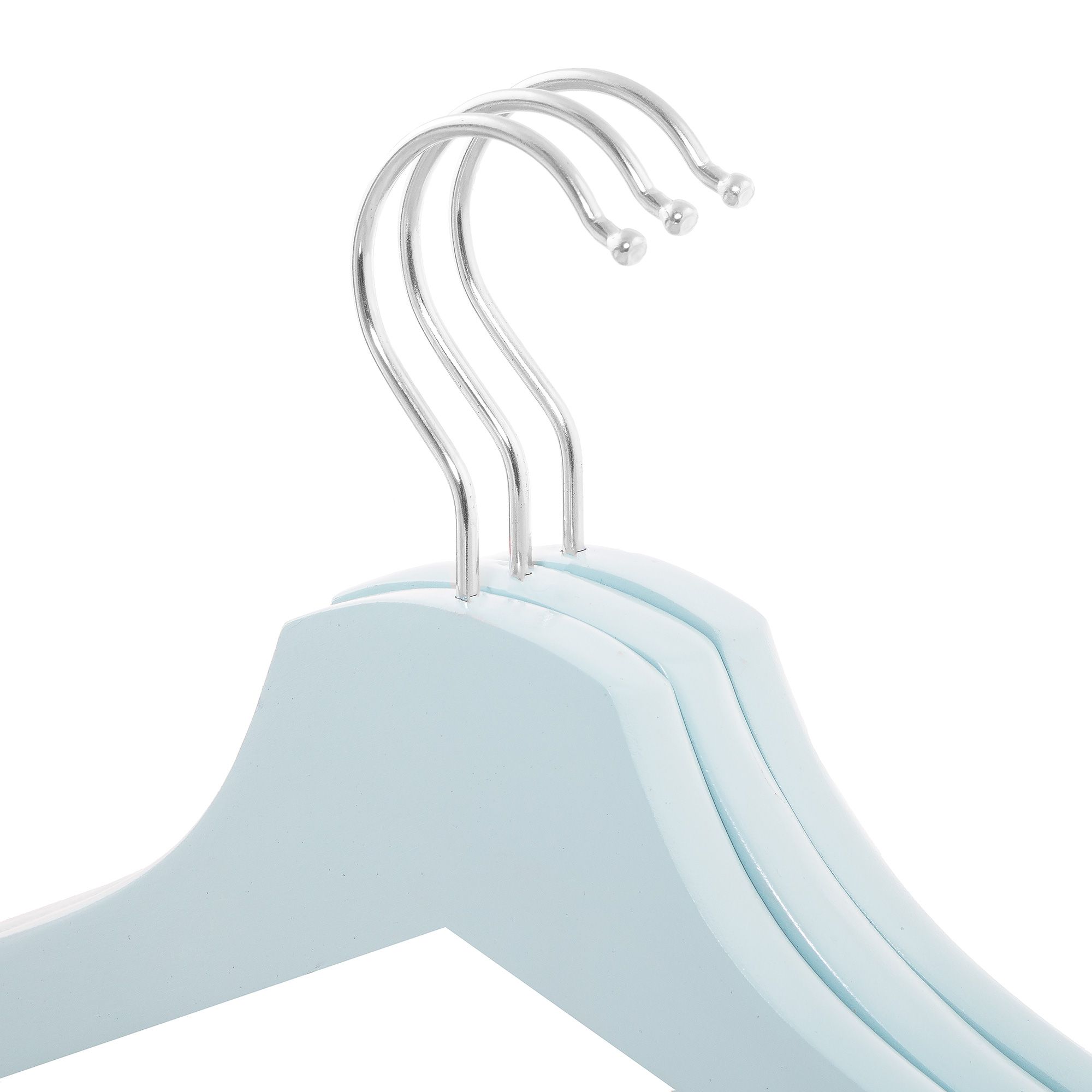 Набір дерев'яних плечиків (вішаків) для одягу 3 шт Springos HG0007