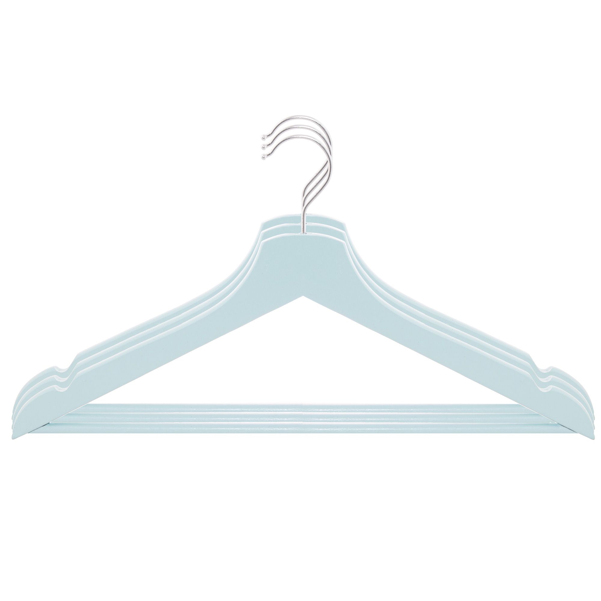 Набір дерев'яних плечиків (вішаків) для одягу 3 шт Springos HG0007