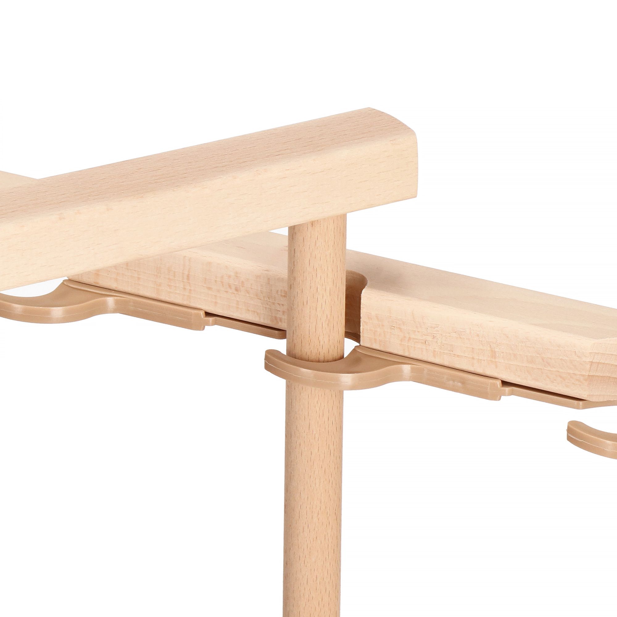 Шезлонг (крісло-лежак) дерев'яний для пляжу, тераси та саду Springos DC0003 WHBL