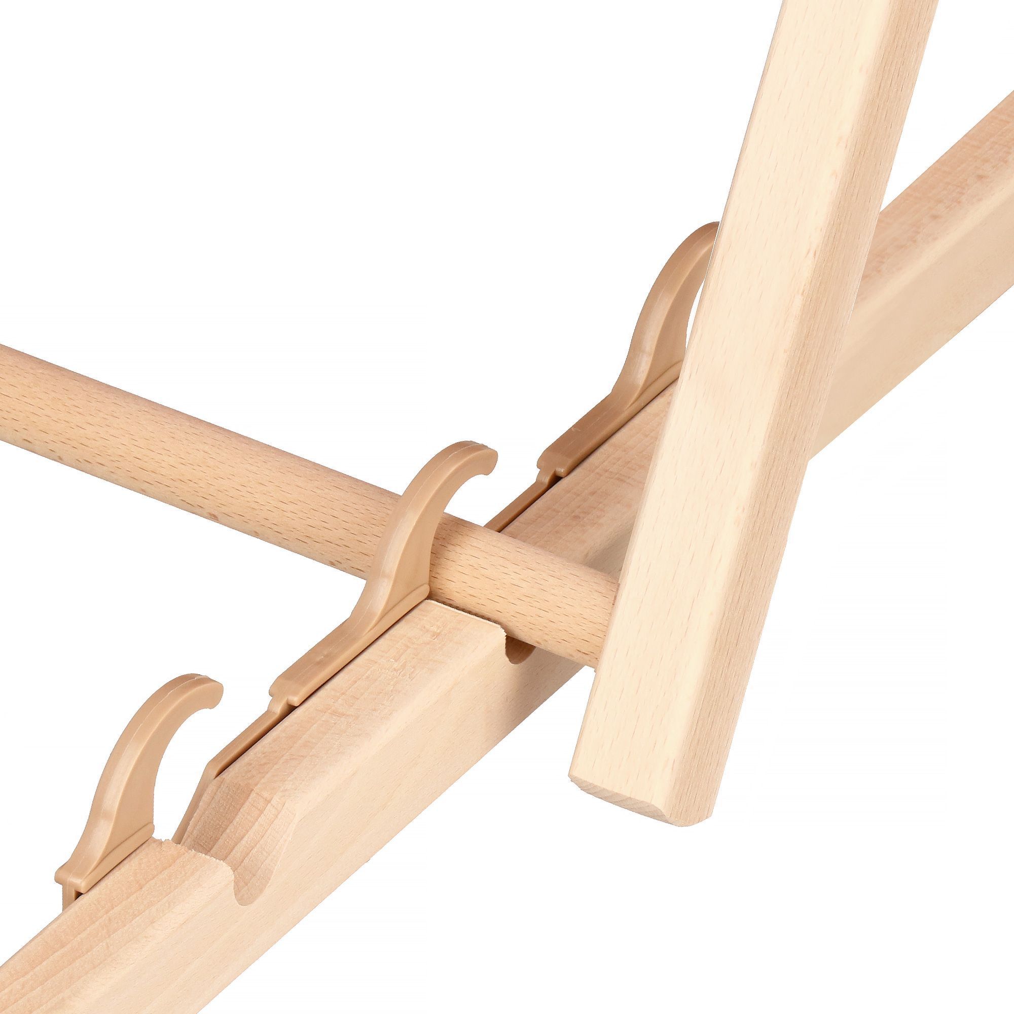 Шезлонг (крісло-лежак) дерев'яний для пляжу, тераси та саду Springos DC0003 WHBL