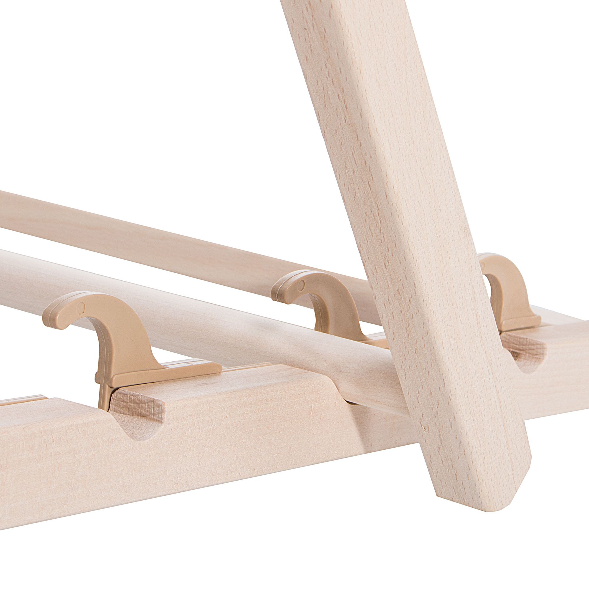 Шезлонг (крісло-лежак) дерев'яний для пляжу, тераси та саду Springos DC0003 WHBL