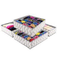 Набір органайзерів для зберігання (білизни, шкарпеток, аксесуарів) Springos HA3024