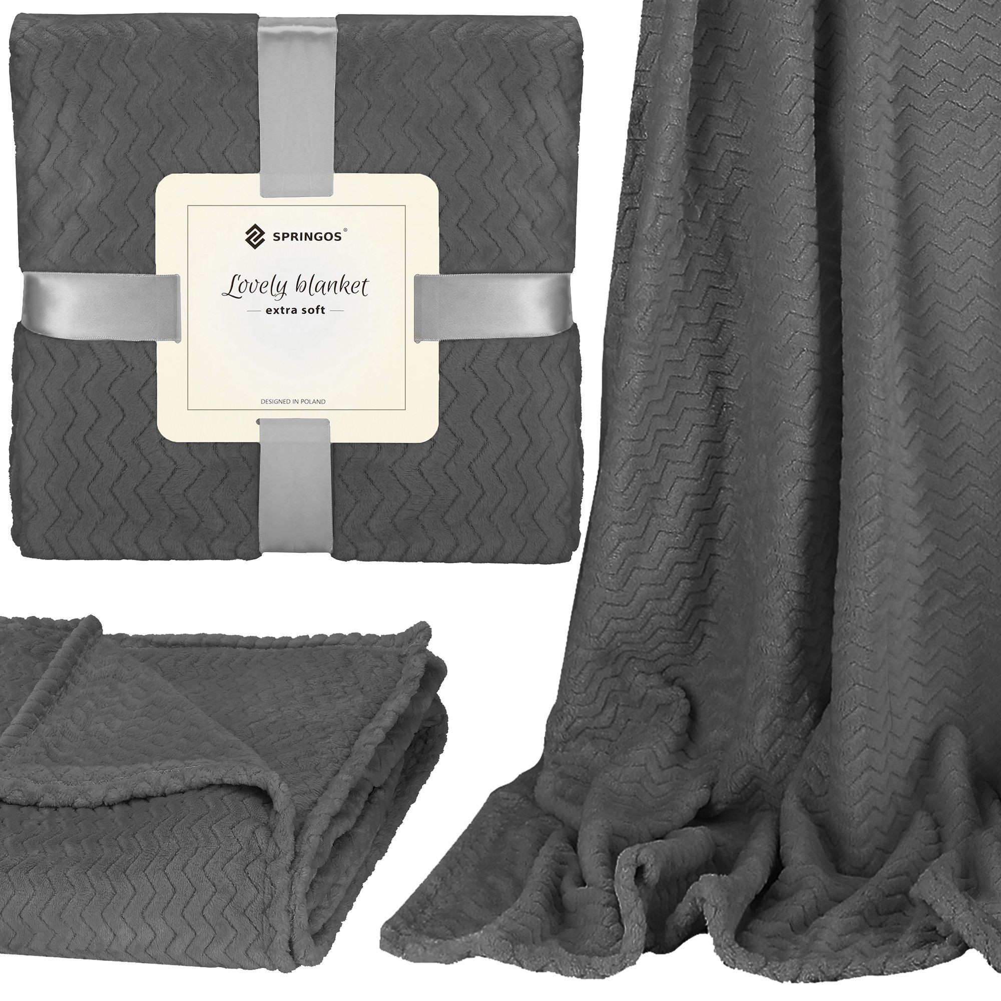 Плед-покривало Springos Extra Soft 200 x 220 см HA7151