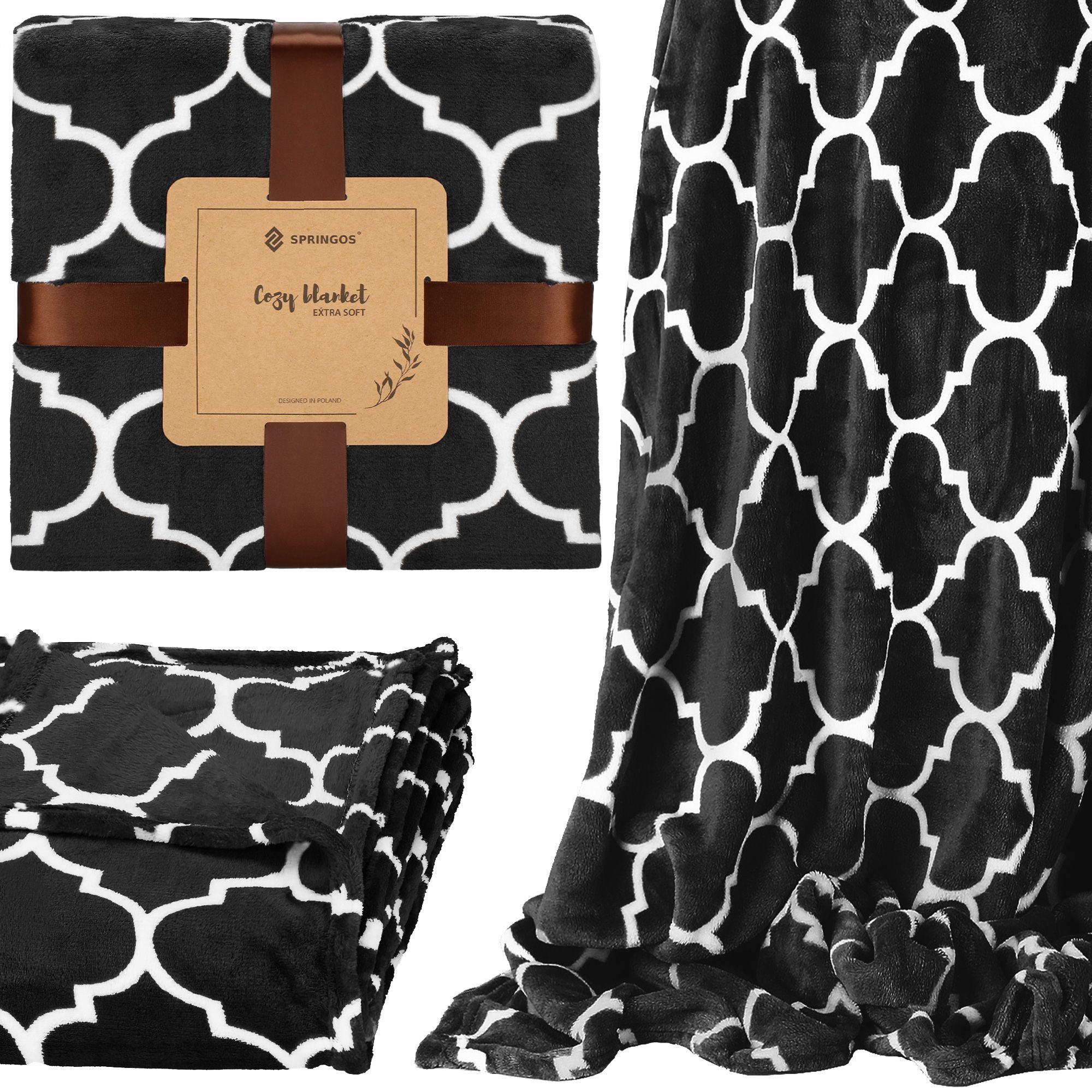 Плед-покривало Springos Extra Soft 200 x 220 см HA7163