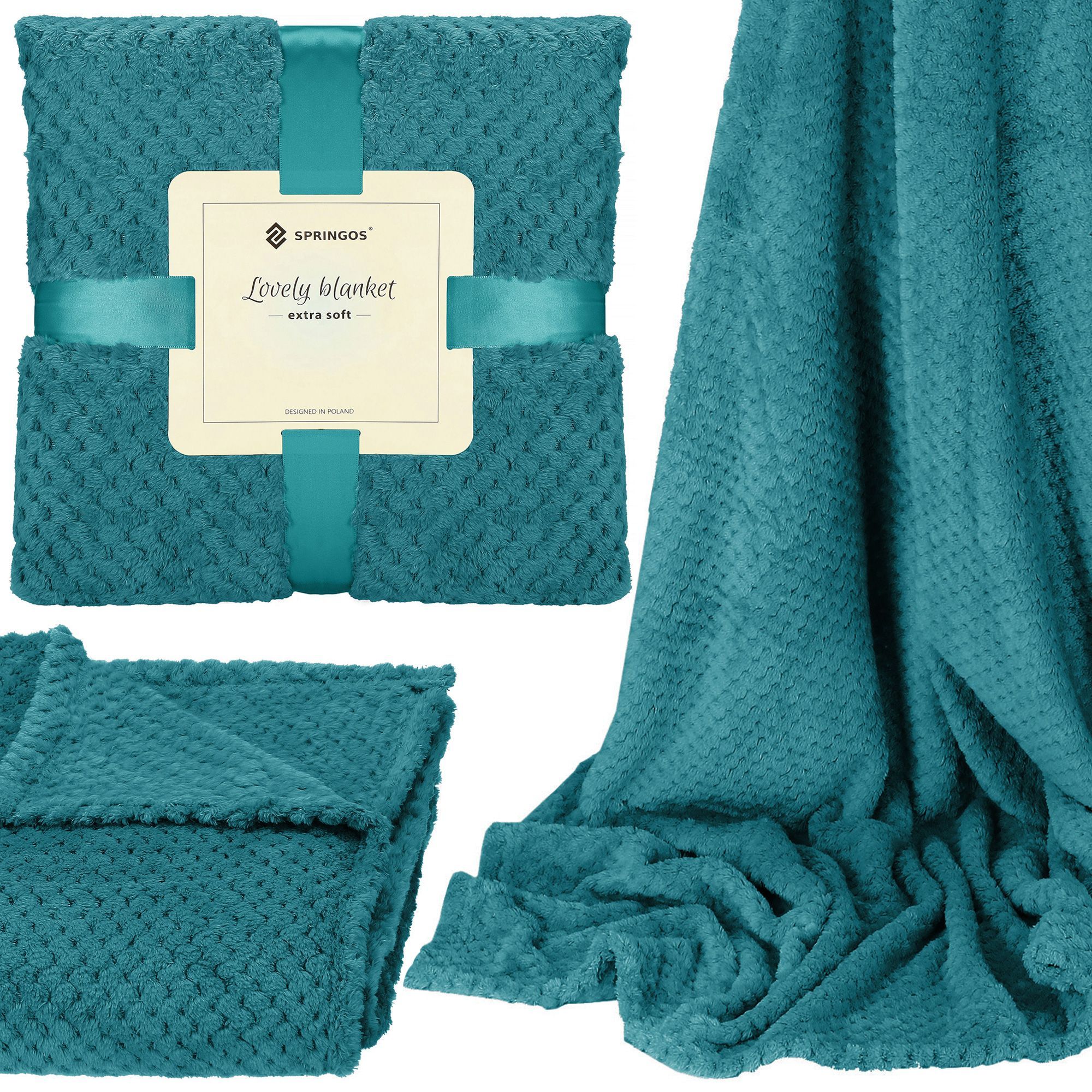 Плед-покривало Springos Extra Soft 200 x 220 см HA7105