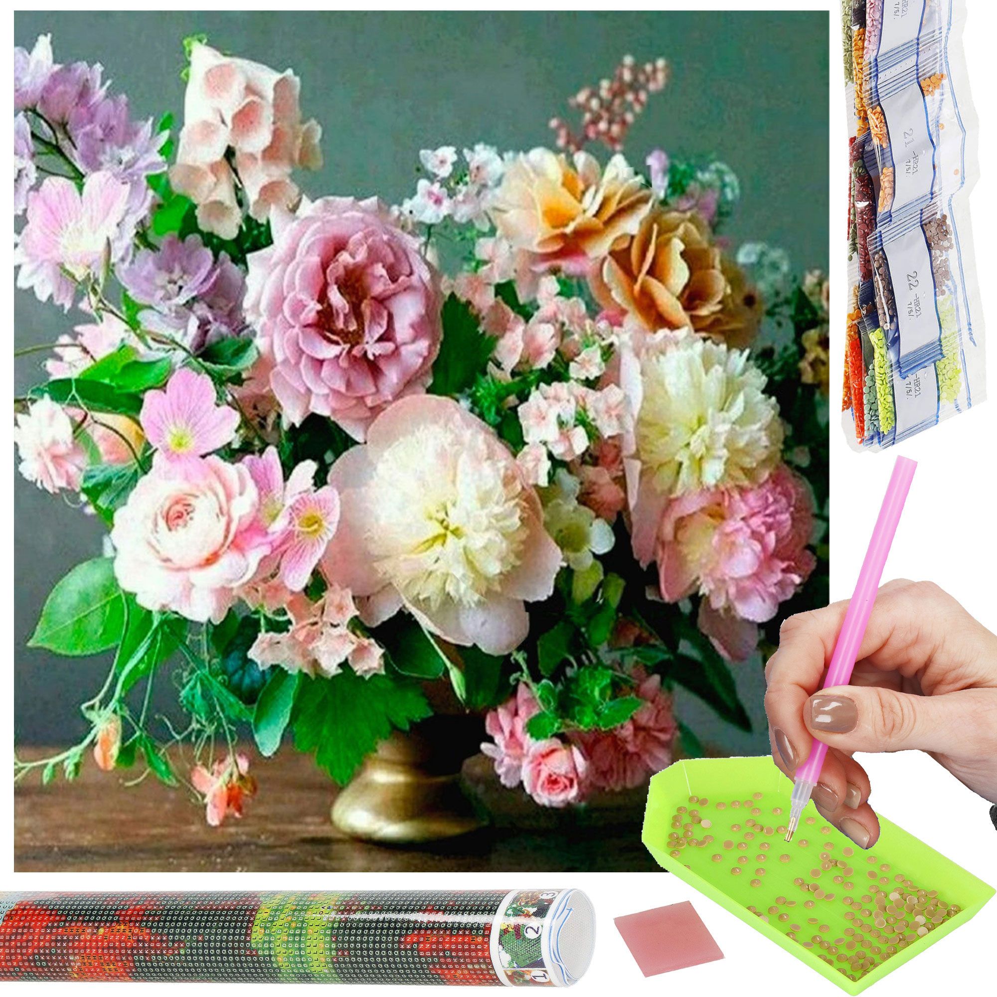 Набір алмазної мозаїки (вишивки) Springos 40 x 30 см DP0009