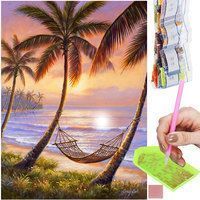 Набір алмазної мозаїки (вишивки) Springos 40 x 30 см DP0012