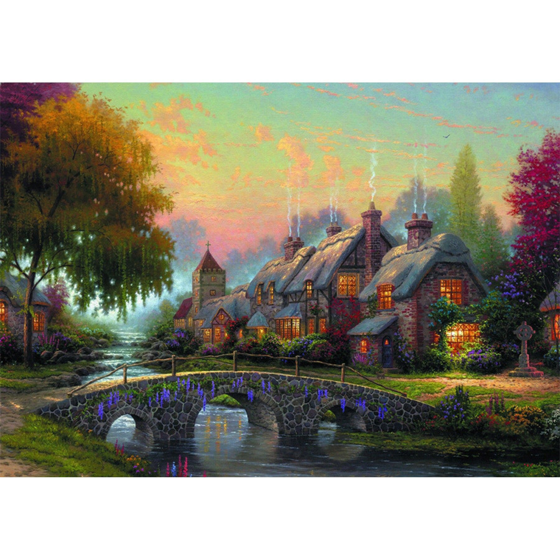 Набір алмазної мозаїки (вишивки) Springos 40 x 30 см DP0013