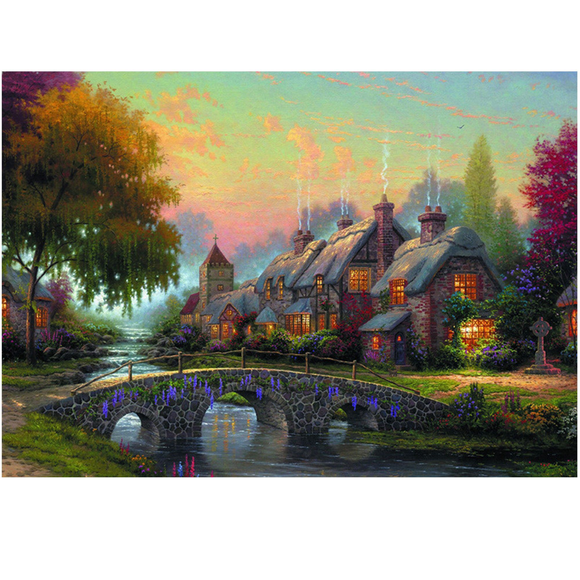 Набір алмазної мозаїки (вишивки) Springos 40 x 30 см DP0013