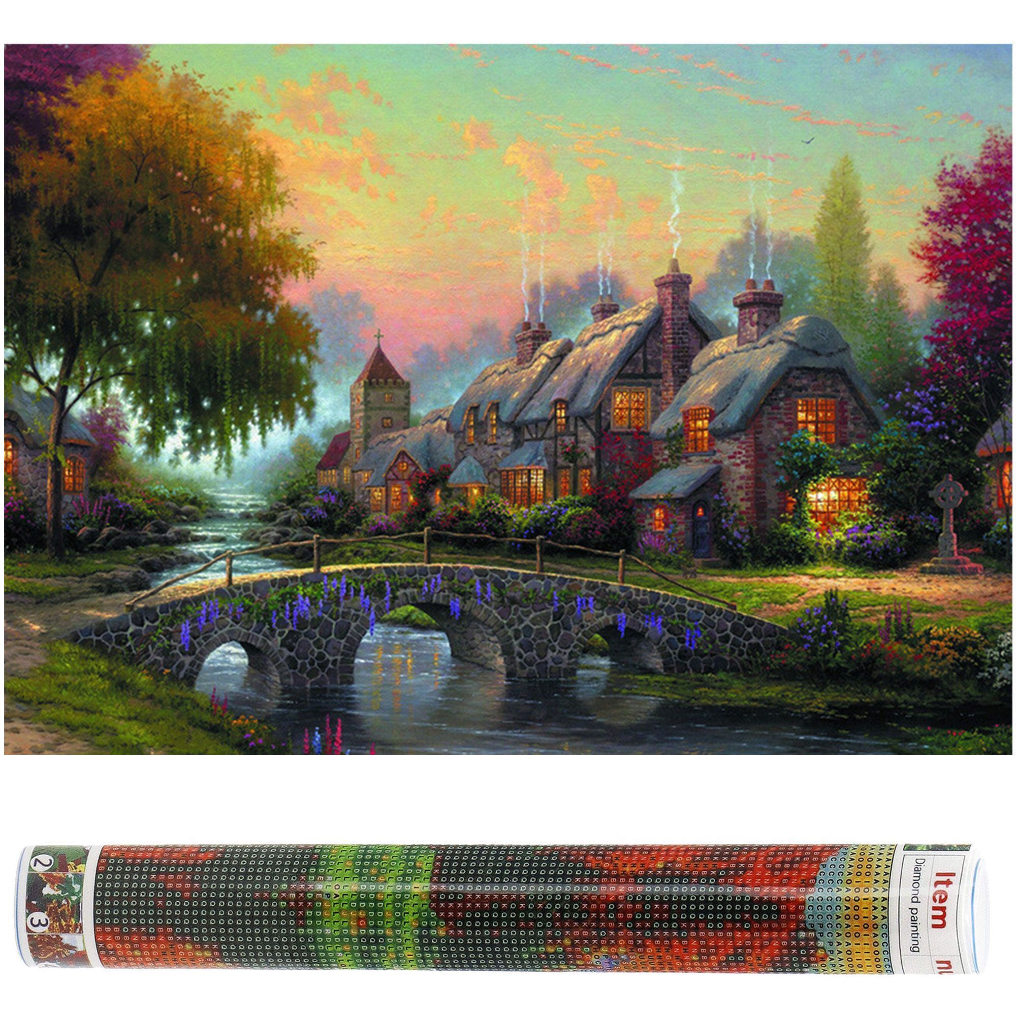 Набір алмазної мозаїки (вишивки) Springos 40 x 30 см DP0013