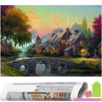 Набір алмазної мозаїки (вишивки) Springos 40 x 30 см DP0013