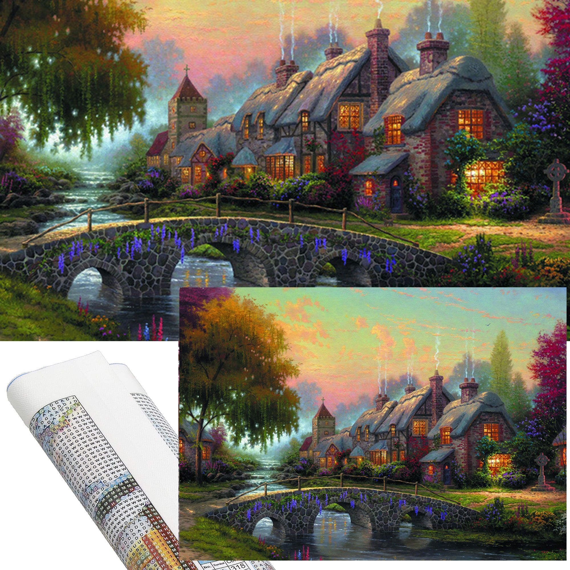 Набір алмазної мозаїки (вишивки) Springos 40 x 30 см DP0013