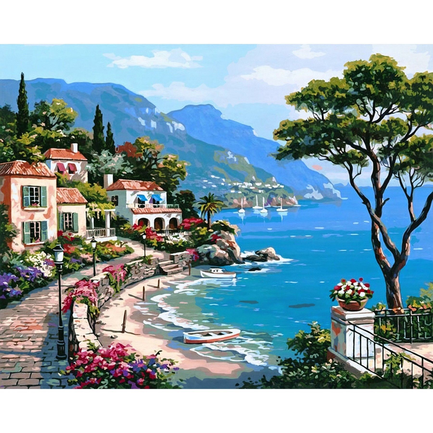 Набір алмазної мозаїки (вишивки) Springos 40 x 30 см DP0015