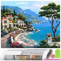 Набір алмазної мозаїки (вишивки) Springos 40 x 30 см DP0015