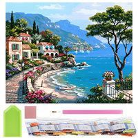 Набір алмазної мозаїки (вишивки) Springos 40 x 30 см DP0015