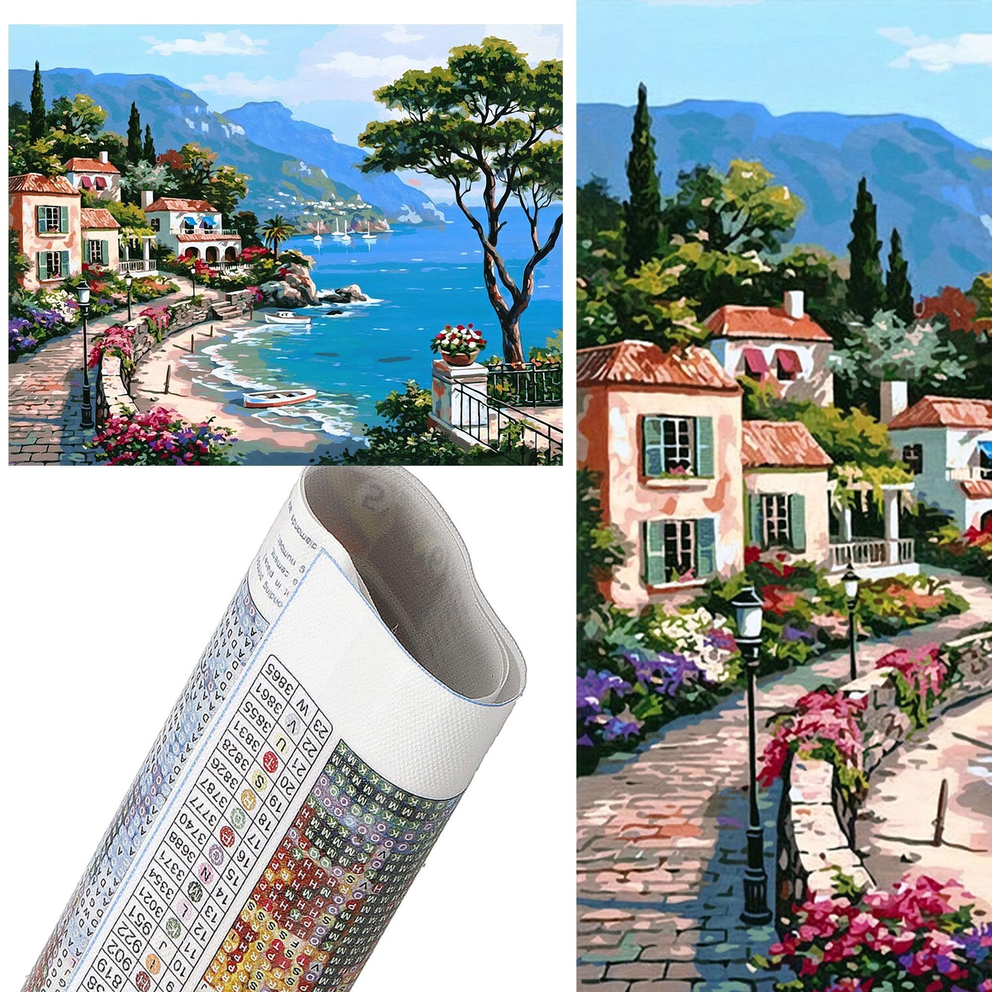 Набір алмазної мозаїки (вишивки) Springos 40 x 30 см DP0015